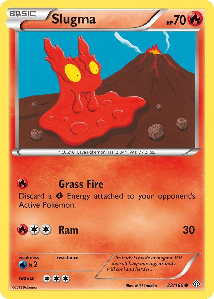 Image for Slugma (22/160) (XY - Primal Clash) (PRC) - Pokemon