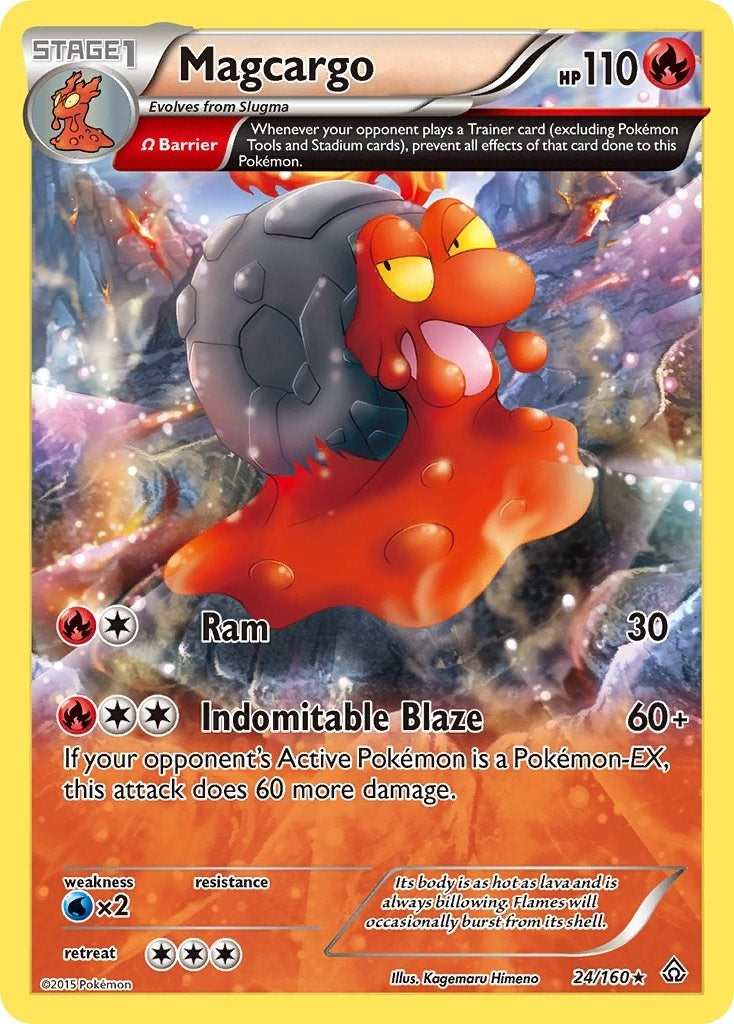 Image for Magcargo (Omega) (24/160) (XY - Primal Clash) (PRC) - Pokemon