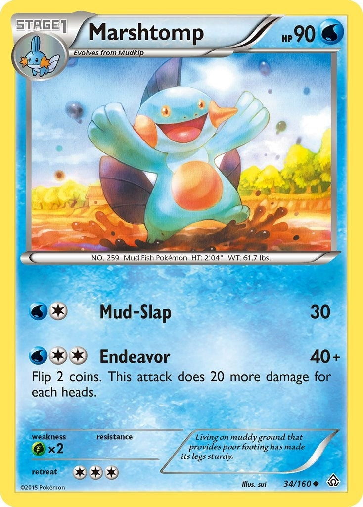 Image for Marshtomp (34/160) (XY - Primal Clash) (PRC) - Pokemon