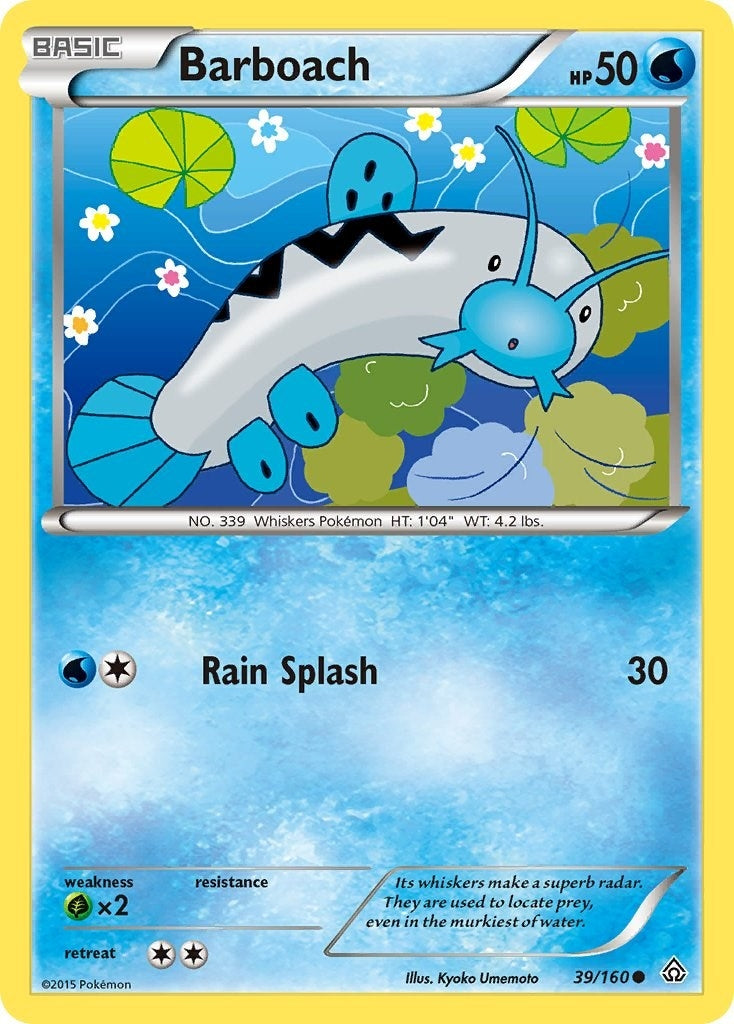 Image for Barboach (39/160) (XY - Primal Clash) (PRC) - Pokemon