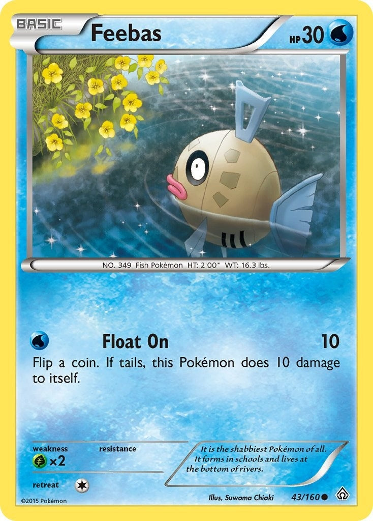 Image for Feebas (43/160) (XY - Primal Clash) (PRC) - Pokemon