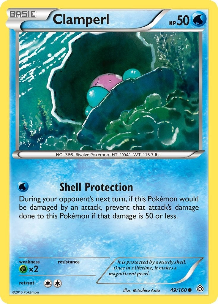 Image for Clamperl (49/160) (XY - Primal Clash) (PRC) - Pokemon