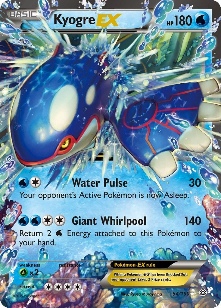Image for Kyogre EX (54/160) (XY - Primal Clash) (PRC) - Pokemon