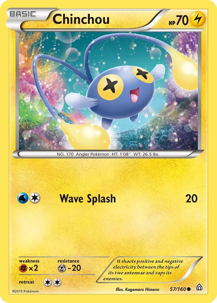 Image for Chinchou (57/160) (XY - Primal Clash) (PRC) - Pokemon