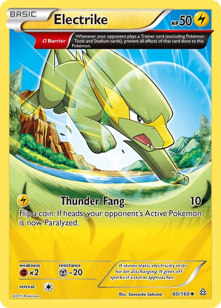 Image for Electrike (Omega) (60/160) (XY - Primal Clash) (PRC) - Pokemon