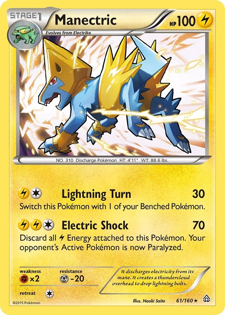 Image for Manectric (61/160) (XY - Primal Clash) (PRC) - Pokemon