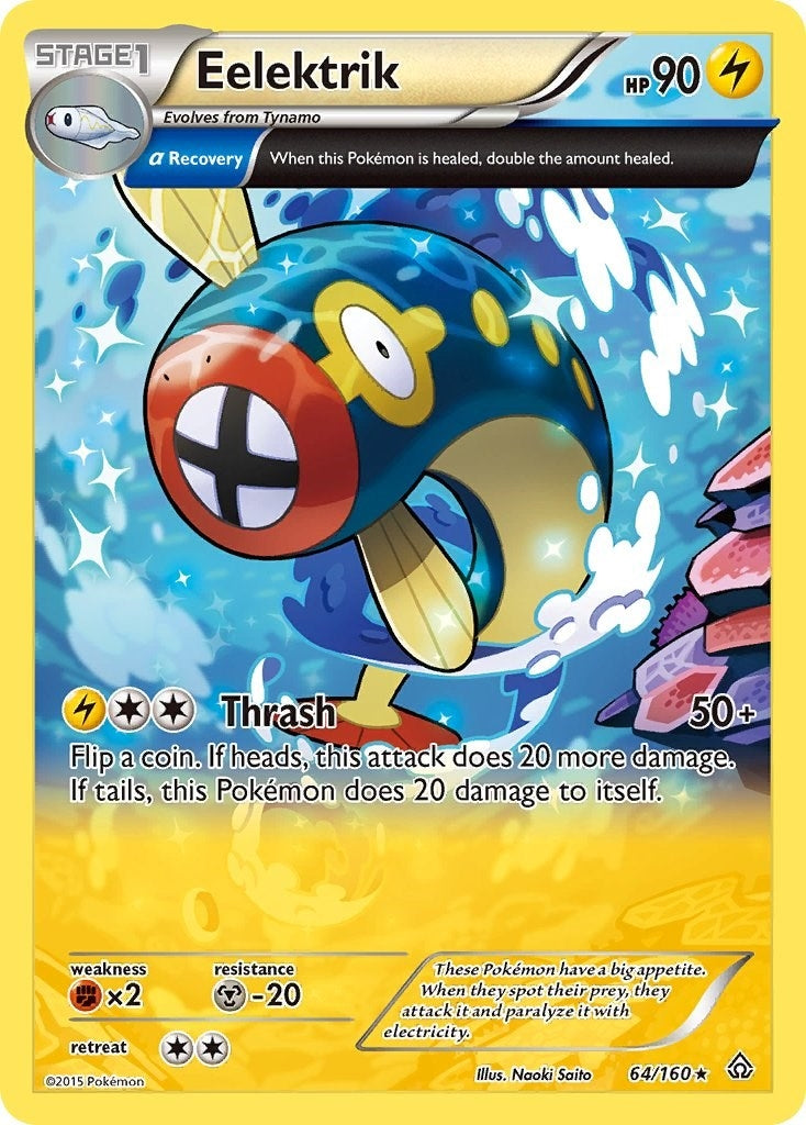 Image for Eelektrik (Alpha) (64/160) (XY - Primal Clash) (PRC) - Pokemon