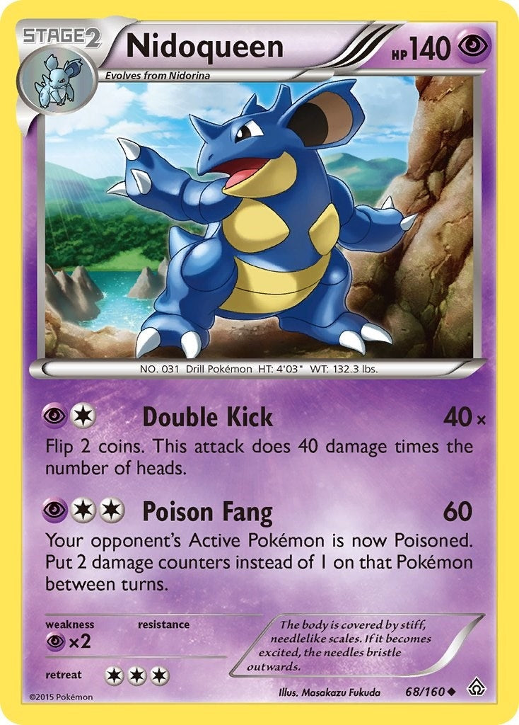 Image for Nidoqueen (68/160) (XY - Primal Clash) (PRC) - Pokemon