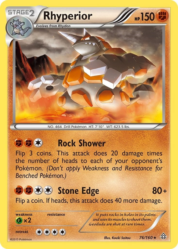 Image for Rhyperior (76/160) (XY - Primal Clash) (PRC) - Pokemon