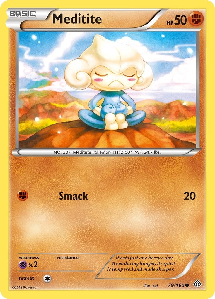 Image for Meditite (79/160) (XY - Primal Clash) (PRC) - Pokemon