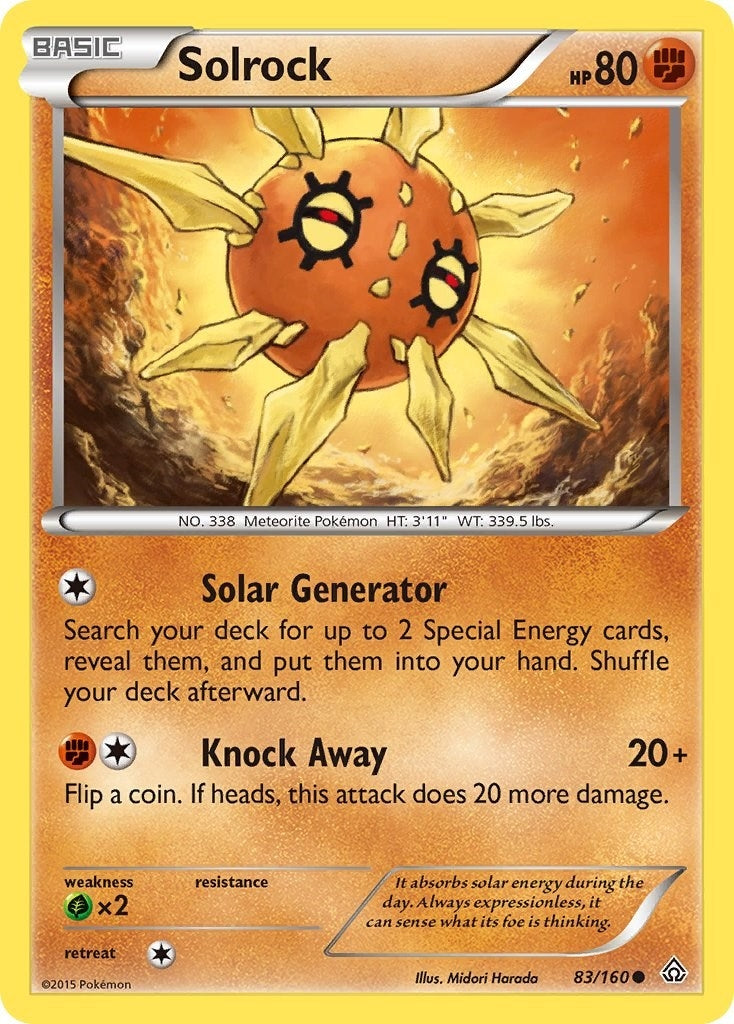 Image for Solrock (83/160) (XY - Primal Clash) (PRC) - Pokemon