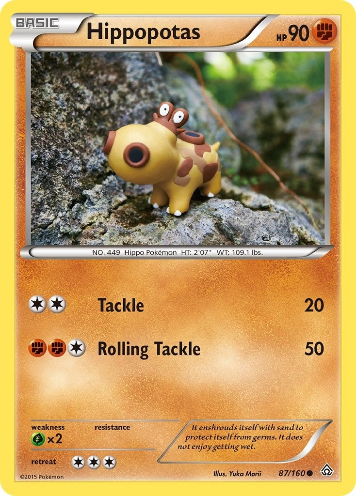 Image for Hippopotas (87/160) (XY - Primal Clash) (PRC) - Pokemon