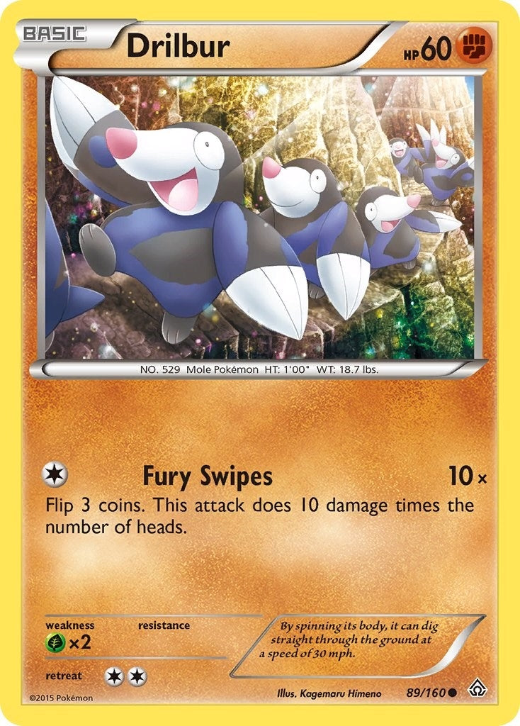 Image for Drilbur (89/160) (XY - Primal Clash) (PRC) - Pokemon