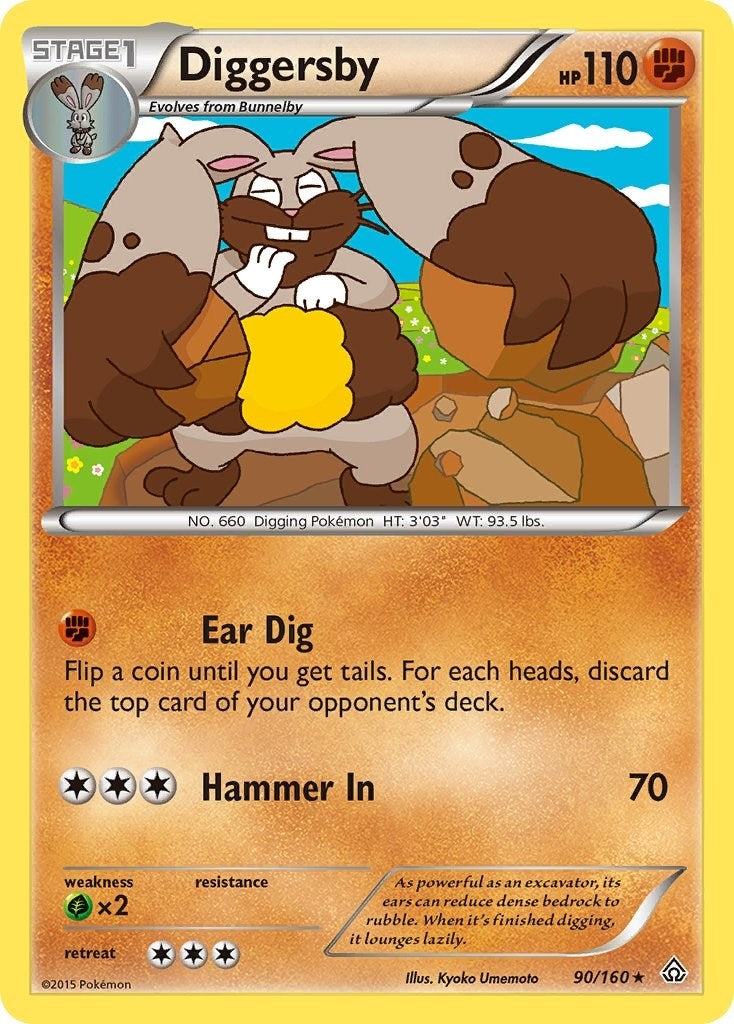 Image for Diggersby (90/160) (XY - Primal Clash) (PRC) - Pokemon