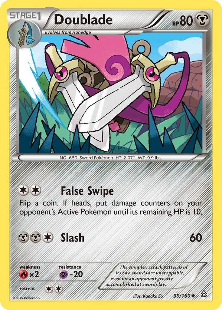 Image for Doublade (99/160) (XY - Primal Clash) (PRC) - Pokemon
