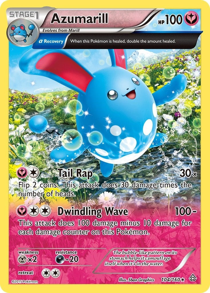 Azumarill (Alpha) (104/160) (XY - Primal Clash)