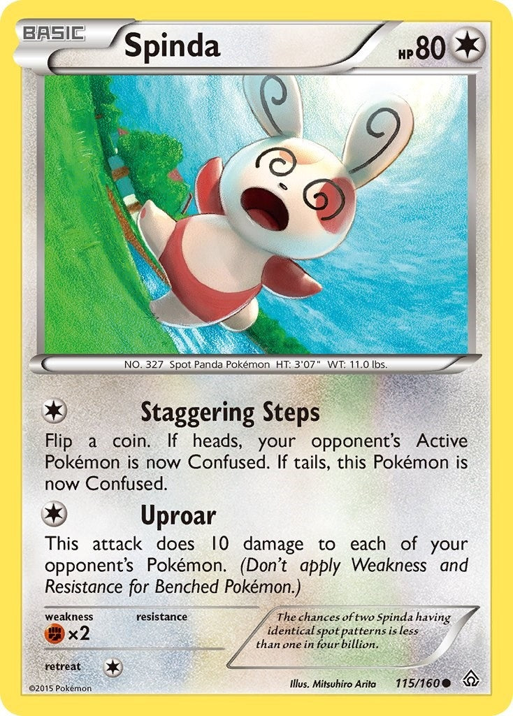 Image for Spinda (115/160) (XY - Primal Clash) (PRC) - Pokemon