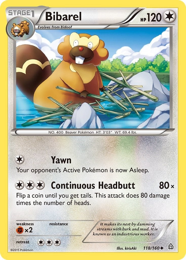 Image for Bibarel (118/160) (XY - Primal Clash) (PRC) - Pokemon