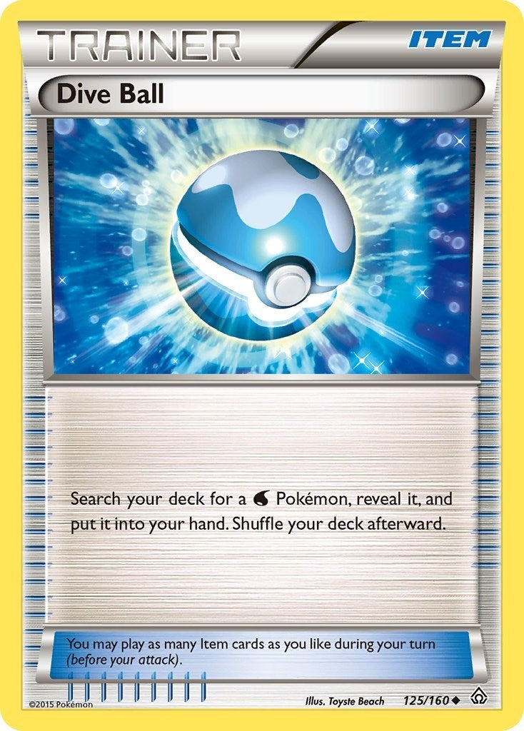 Image for Dive Ball (125/160) (XY - Primal Clash) (PRC) - Pokemon