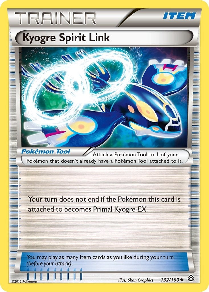 Image for Kyogre Spirit Link (132/160) (XY - Primal Clash) (PRC) - Pokemon