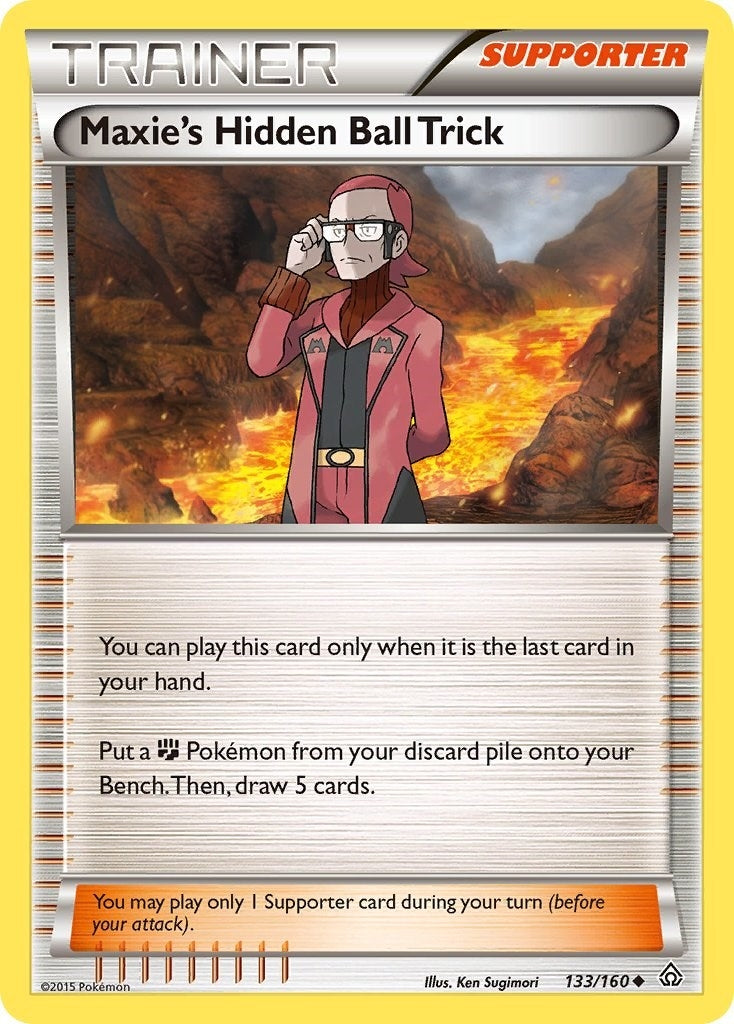 Image for Maxie's Hidden Ball Trick (133/160) (XY - Primal Clash) (PRC) - Pokemon