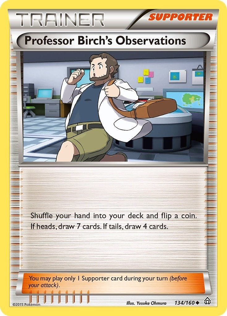 Image for Professor Birch's Observations (134/160) (XY - Primal Clash) (PRC) - Pokemon