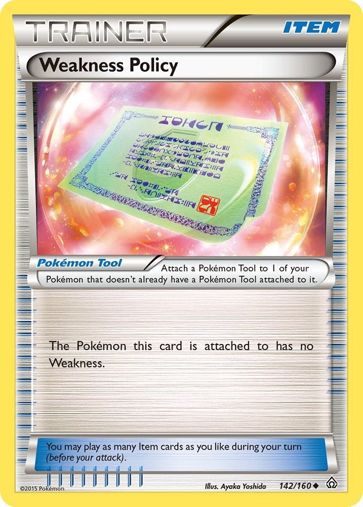 Image for Weakness Policy (142/160) (XY - Primal Clash) (PRC) - Pokemon