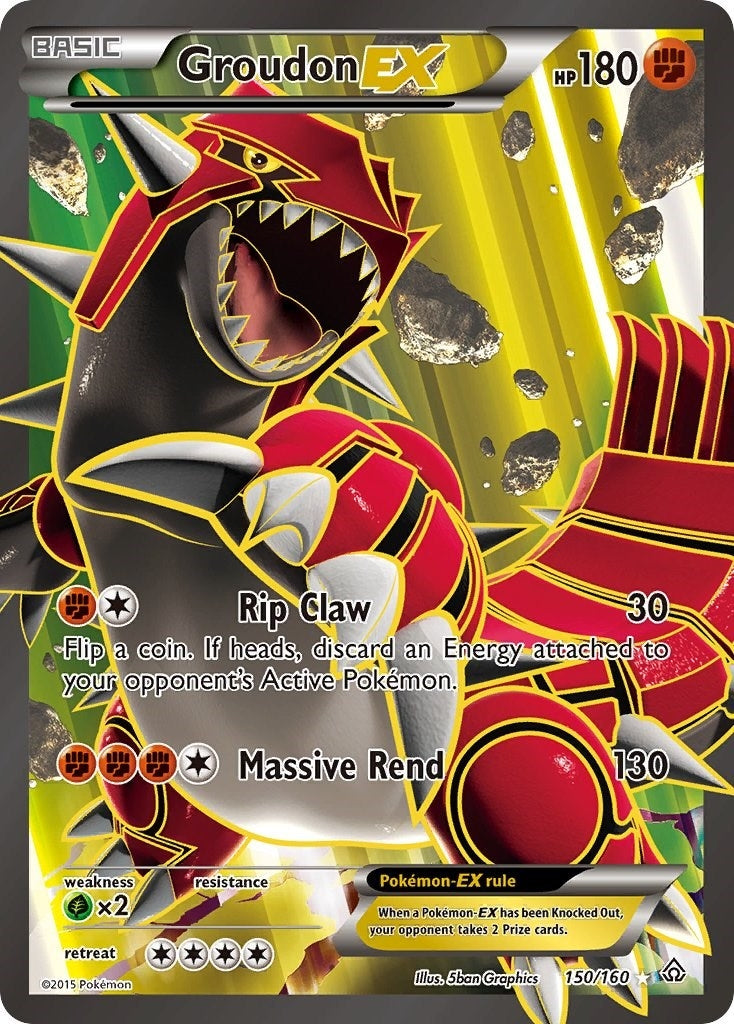 Image for Groudon EX (150 Full Art) (150/160) (XY - Primal Clash) (PRC) - Pokemon