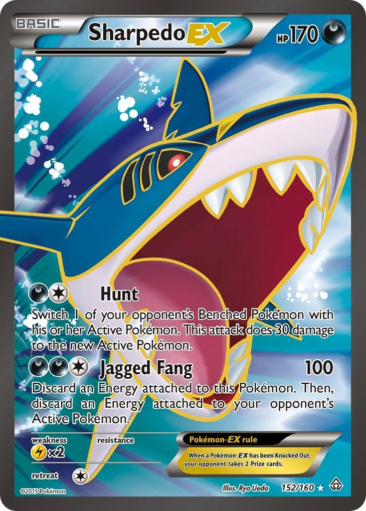 Image for Sharpedo EX (152 Full Art) (152/160) (XY - Primal Clash) (PRC) - Pokemon
