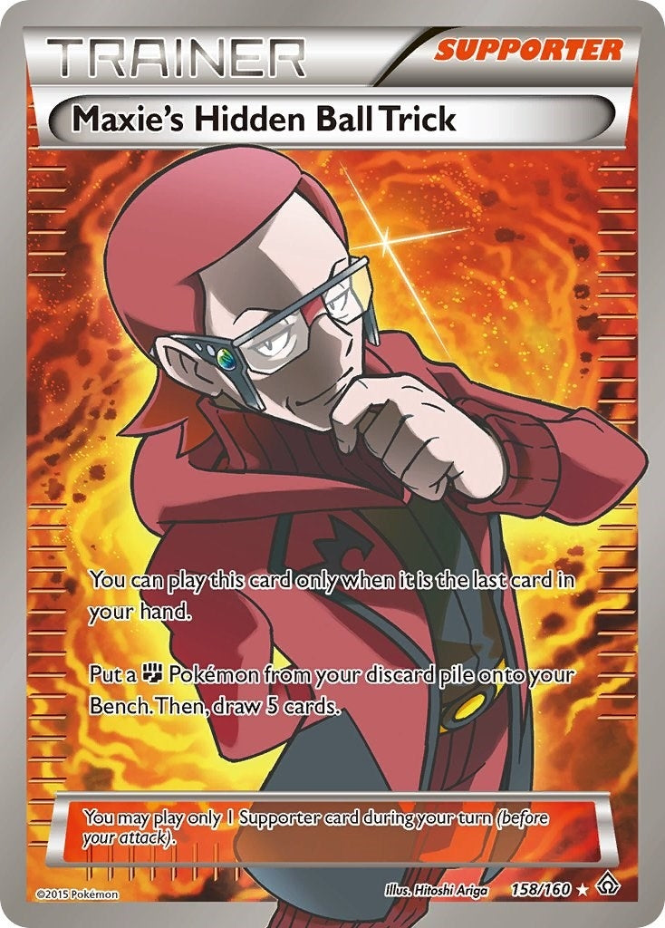 Image for Maxie's Hidden Ball Trick (158 Full Art) (158/160) (XY - Primal Clash) (PRC) - Pokemon