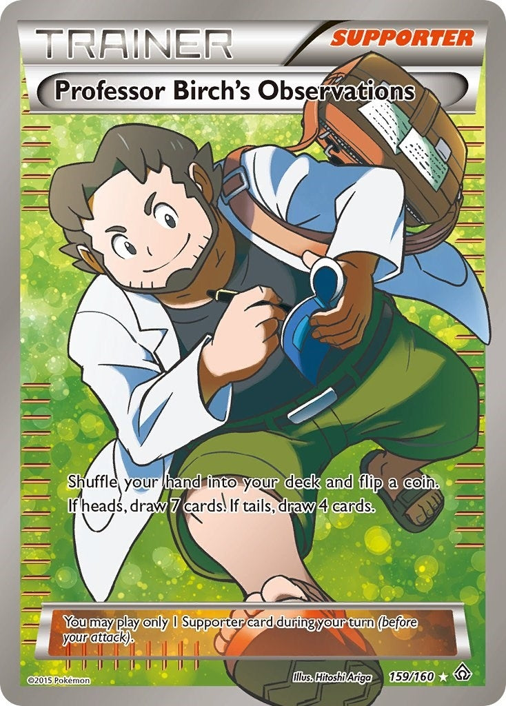 Image for Professor Birch's Observations (159 Full Art) (159/160) (XY - Primal Clash) (PRC) - Pokemon
