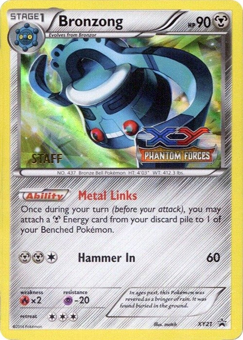 Image for Bronzong - XY21 (Prerelease) [Staff] (XY21) (XY Promos) (PR) - Pokemon