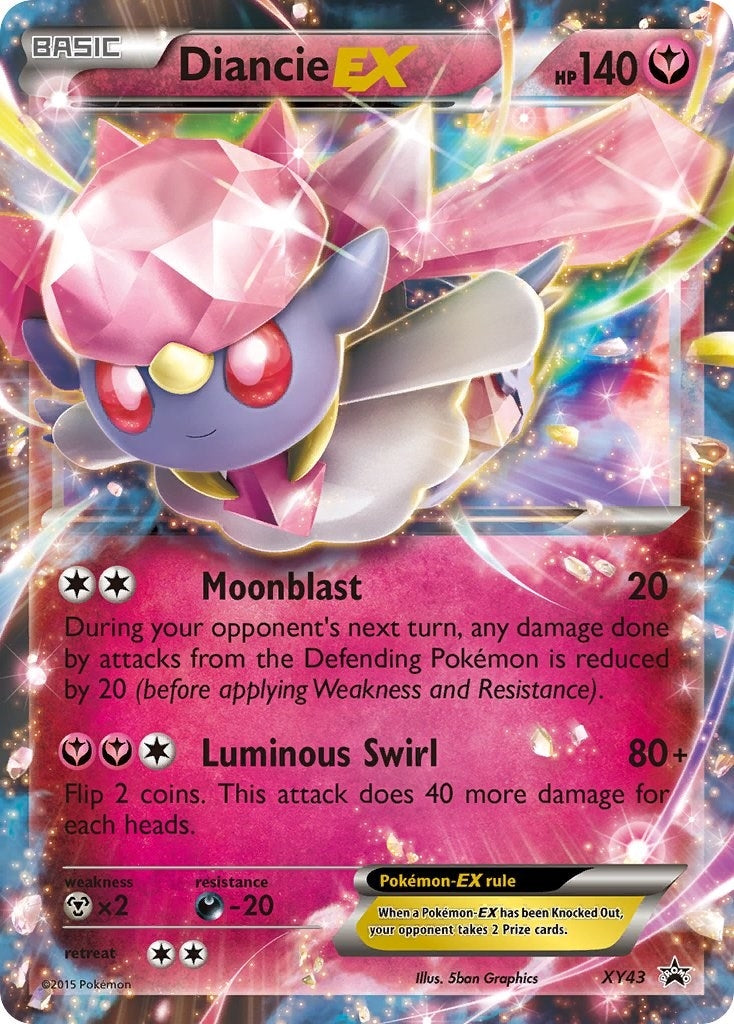 Diancie EX - XY43 (XY43) (XY Promos)