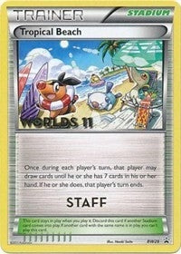 Image for Tropical Beach - BW28 (Worlds 11) [Staff] (BW28) (Black and White Promos) (PR) - Pokemon