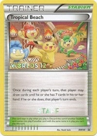 Image for Tropical Beach - BW50 (Worlds 12) [Staff] (BW50) (Black and White Promos) (PR) - Pokemon