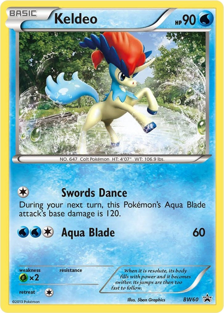 Image for Keldeo - BW60 (BW60) (Black and White Promos) (PR) - Pokemon