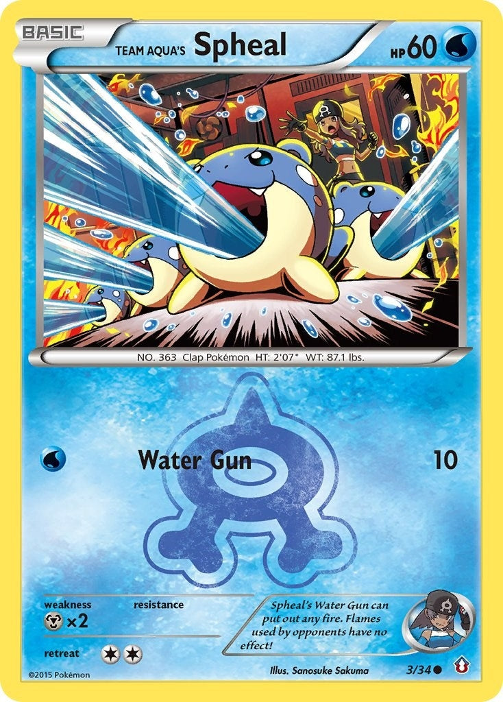 Image for Team Aqua's Spheal (3/34) (Double Crisis) (DCR) - Pokemon