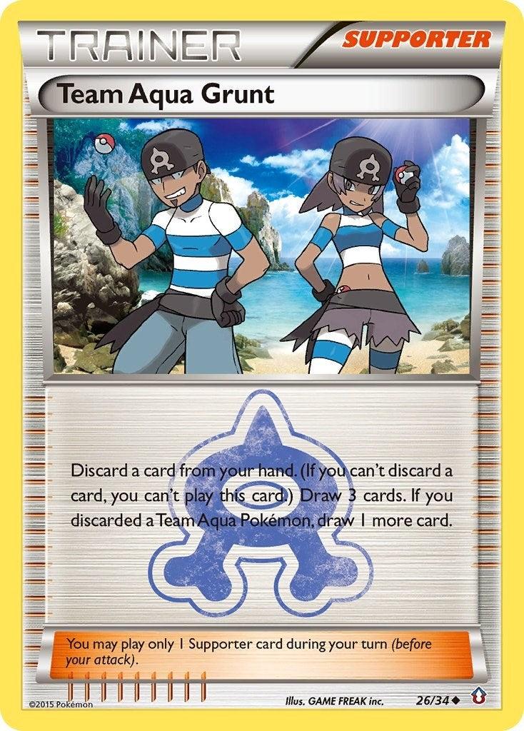 Image for Team Aqua Grunt (26/34) (Double Crisis) (DCR) - Pokemon