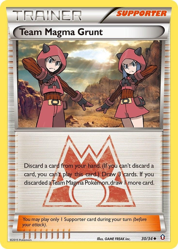 Image for Team Magma Grunt (30/34) (Double Crisis) (DCR) - Pokemon