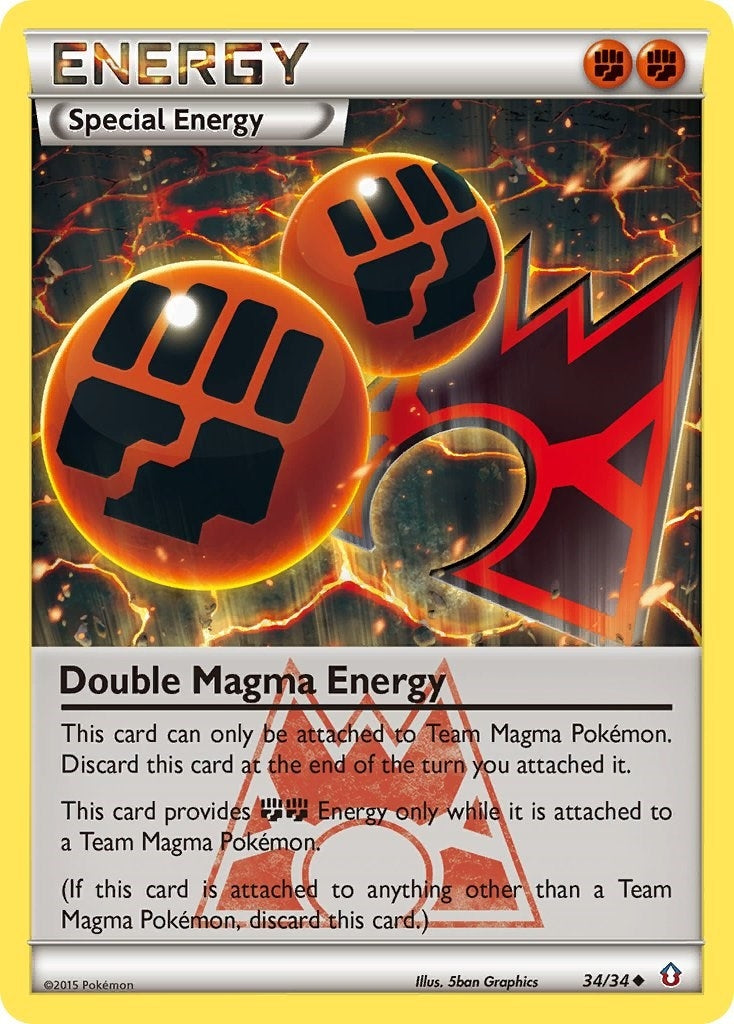 Image for Double Magma Energy (34/34) (Double Crisis) (DCR) - Pokemon