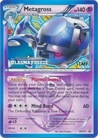 Image for Metagross - BW75 (Team Plasma) (Prerelease) [Staff] (BW75) (Black and White Promos) (PR) - Pokemon