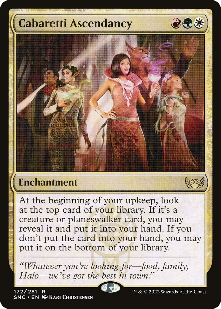 Cabaretti Ascendancy (SNC-172) [Streets of New Capenna] Foil