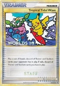Image for Tropical Tidal Wave - HGSS18 (Worlds 10) [Staff] (HGSS18) (HGSS Promos) (PR) - Pokemon