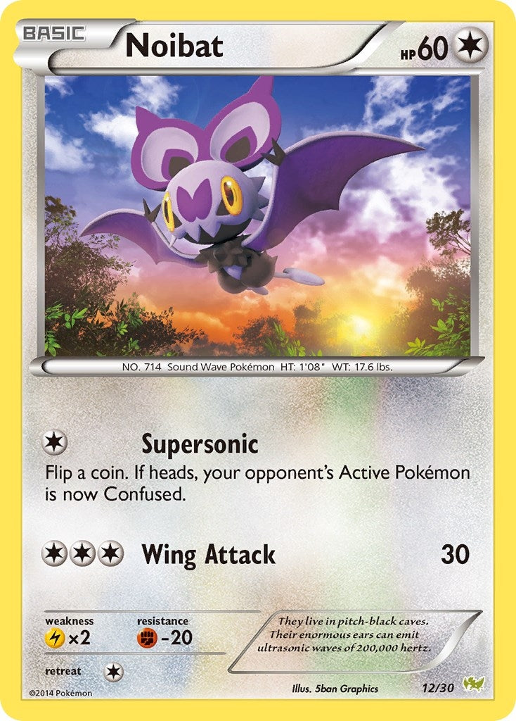 Image for Noibat (#12) (12/30) (XY Trainer Kit: Sylveon & Noivern) (PR) - Pokemon