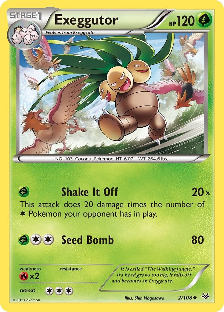 Image for Exeggutor (2/108) (XY - Roaring Skies) (ROS) - Pokemon