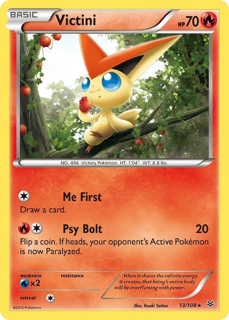 Image for Victini (13/108) (XY - Roaring Skies) (ROS) - Pokemon