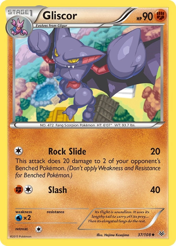 Image for Gliscor (37/108) (XY - Roaring Skies) (ROS) - Pokemon