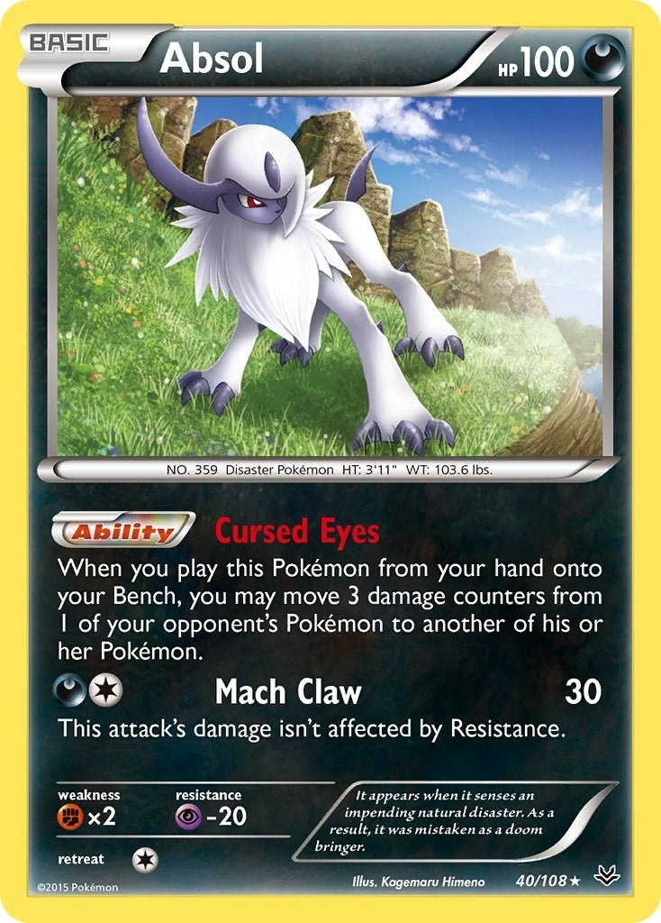 Image for Absol (40/108) (XY - Roaring Skies) (ROS) - Pokemon