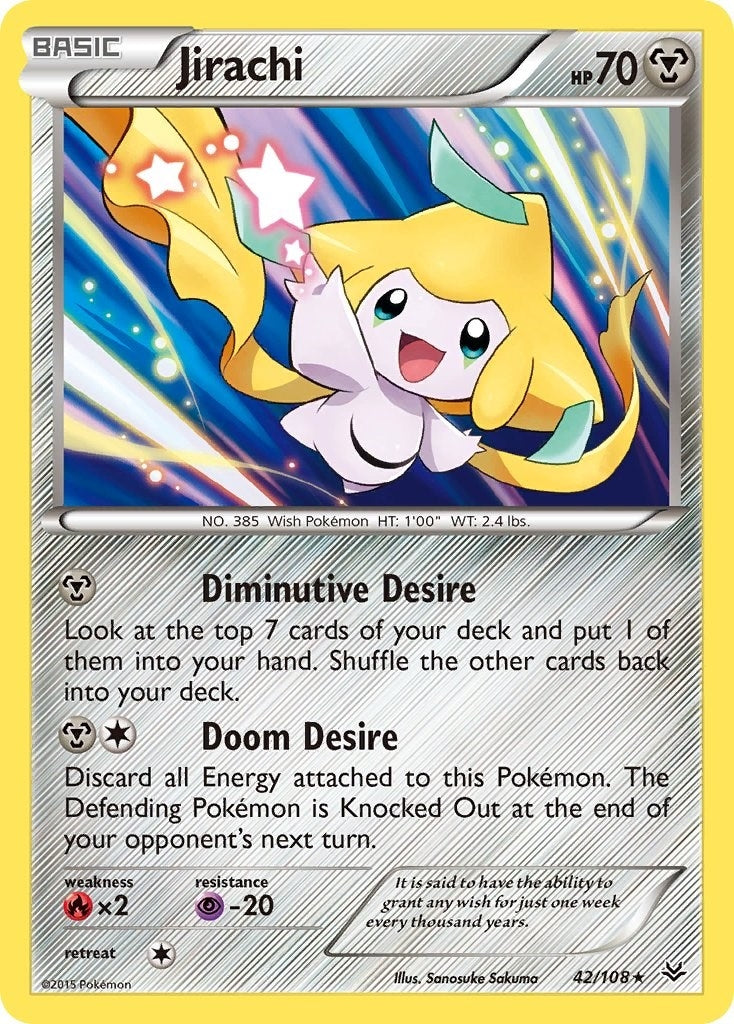 Image for Jirachi (42/108) (XY - Roaring Skies) (ROS) - Pokemon