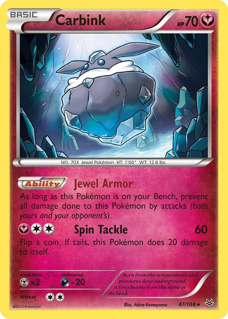 Image for Carbink (47/108) (XY - Roaring Skies) (ROS) - Pokemon